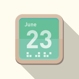 Date Flat Icon Design フラットアイコンデザイン