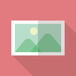 Picture Flat Icon Design フラットアイコンデザイン