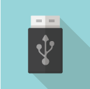 USBメモリーのアイコン素材