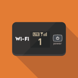 Wi Fiルーターのアイコン素材 Flat Icon Design フラットアイコンデザイン