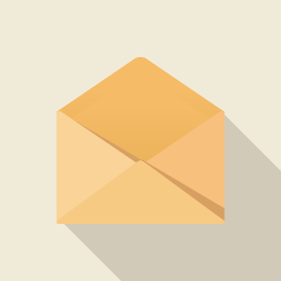 Mail Flat Icon Design フラットアイコンデザイン