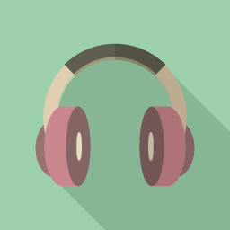 Music Flat Icon Design フラットアイコンデザイン