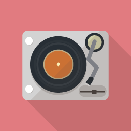 Music Flat Icon Design フラットアイコンデザイン