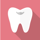 歯のフラット素材