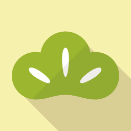 Leaves Flat Icon Design フラットアイコンデザイン