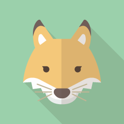 Animal Flat Icon Design フラットアイコンデザイン